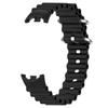 Adequado para Pulseira de Silicone Marinho Xiaomi Mi Band 10/9/8 Conector de Metal + Pulseira de Silicone Marinho