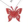 Corte Láser Directo de Fábrica Polvo Dorado Mariposa Hueca diy Accesorios de Joyería Bolsa para Niños Decorativo Joyería para el Cabello Material
