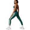 Roupa de Yoga Nova Transfronteiriça de Verão Conjunto Feminino Roupa Íntima Esportiva Plissada Cintura Alta Levanta Glúteo Sem Marcação Calças Fitness