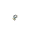 Anillo de Plata de Ley s925 Retro Doble Capa Circonita Cruz Abertura Femenino ins Estilo Frío Diseño de Nicho Moda Personalidad
