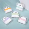 Puff de Polvo Aireado Grueso de Malvavisco Serie Sanadora Muñeco de Nieve Lindo Fuente Personalizada