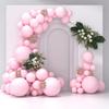 Conjunto de arco de guirnalda de globos blanco, rosa y azul marino para fiesta de cumpleaños, fiesta de bebé, decoración para despedida de soltera