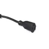 Cable de extensión de enchufe americano de tres clavijas, enchufe 5-15P, convertidor de enchufe americano