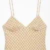 Estilo Europeo y Americano Transfronterizo Z Nueva Moda Elegante Ropa para Mujer al por Mayor Vestido Corto de Cuadros con Encaje 2180314