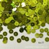 Série amarelo-verde 3/4/5/6mm série [PL31] Acessórios de vestuário bordados franceses contas PET costuradas à mão