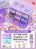 Frisado artesanal DIY Material Bolsa Pulseira Infantil Meninas Brinquedos Meninas Auto-frisado Glaze Pulseira Princesa Colar
