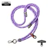 Cordão original explosivo para celular 8MM forte para pendurar no pescoço alça de ombro ajustável ao ar livre anti-perda pulseira de corda trançada cor de pistola
