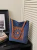 Moda Transfronteiriça 2026 Primavera Novo Bolsa de Compras com Bordado Floral Nicho Versátil Bolsa de Ombro Tendência Bolsa Transversal Bolsa Feminina