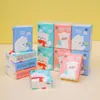 Pañuelo de bolsillo Senwen de 3 capas, 8 piezas, paquete de 6, pañuelo pequeño portátil, pañuelo de bolsillo para estudiantes