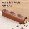 Descansador de Pinceles de Cobre Incrustado para Caligrafía Portapinceles de Madera Verdadera Soporte Descansador de Pinceles Soporte Portapinceles Pesa Papeles Creativo