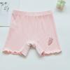Leggings para meninas primavera e verão, calças finas respiráveis de seda gelada, calças de segurança, roupa íntima infantil dois em um anti-luz