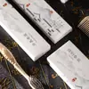 Caja de Suministros Desechables para Hotel Estilo Chino Personalizada Cepillo de Dientes Peine Champú Biodegradables de Cerdas Suaves