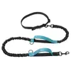Spot de Fábrica Produtos para Pets Corda de Tração de Corrida Dupla Elástica Portátil Corda Telescópica Dupla para Cachorro Corrente de Cachorro Corda de Tração