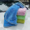 Toalla de Lavado de Autos de Terciopelo Coral de Doble Cara, Toalla Engrosada para Limpiar Autos, Trapo Especial para Autos para Absorción de Agua, Toalla Grande de Secado Rápido para Autos por Lote