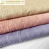 Tecido para vestido jaqueta jacquard amassado de rayon de nylon CR311 com textura plissada tridimensional