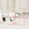 Flor Eterna Bola de Cristal Tapa Decoraciones Modernas para el Hogar Hecho a Mano Película Manual Tapa de Polvo de Flor Seca Transparente