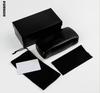 Caja de Embalaje para Montura de Gafas de Cuero, Estuche Pequeño de Regalo con Espejo, Bolsa para Paño de Limpieza de Lentes, Juego de Varias Piezas Opcional, Bolsa de Gafas de Sol de Lujo Ligero, Resistente a la Presión