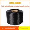 Fio de PP em Estoque, Preto, Alta Resistência 150D-3000D Polipropileno (Fio de PP) Fabricante Profissional