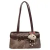 Otoño 2026 Nuevo Retro Versátil Commute Casual Diseño Texturizado Bolso de Hombro Versátil de Gama Alta Nicho Bolso de Axila