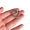 Clipe de Orelha Redondo com Zircônia Banhado a Ouro Real 18K Clipe de Osso de Orelha Sem Furo de Luxo Leve High-End Brinco Moderno Simples Versátil