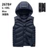 Chaleco de costillas de cerdo chaleco de algodón para hombre otoño e invierno versión coreana de chaleco grueso y cálido chaleco sin mangas japonés comercio exterior