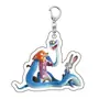 Estilo Ins Llavero de Zootopia Judy Nick Acrílico Dibujos Animados Accesorios Colgante para Pareja