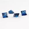 3X3~10X10Mm 5A Wuzhou Piedra Preciosa al por Mayor Cuadrado Ángulo Recto Zircón de Color Circonita Cúbica Artificial Lujo Ligero