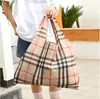 Bolsa de Compras Conveniente para Mujer Bolsa de Mamá Impermeable Grande Engrosada Nueva Bolsa de Compras Gran Capacidad Plegable Bolsa de Protección Ambiental