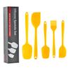 Herramienta para hornear de silicona de una pieza, 6 piezas, raspador de mantequilla, raspador de pastel, espátula para crema de pastel, herramienta para hornear