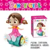 Carrinho Elétrico Rotativo Infantil Transfronteiriço Menina Carro de Equilíbrio Luz Música Brinquedo Dançarino Boneco Menino e Menina Barraca de Rua Presente