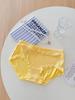 Ropa interior de modal para estudiantes de secundaria para niñas, entrepierna de doble capa antibacteriana, lazo de lunares pequeños, ropa interior triangular de alta elasticidad