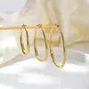 Brincos com Tarrachas de Círculo Plissado, Elegantes e Luxuosos, Brincos de Alta Qualidade com Personalidade Única, Estilo Minimalista, Acessórios de Orelha da Moda Atacado