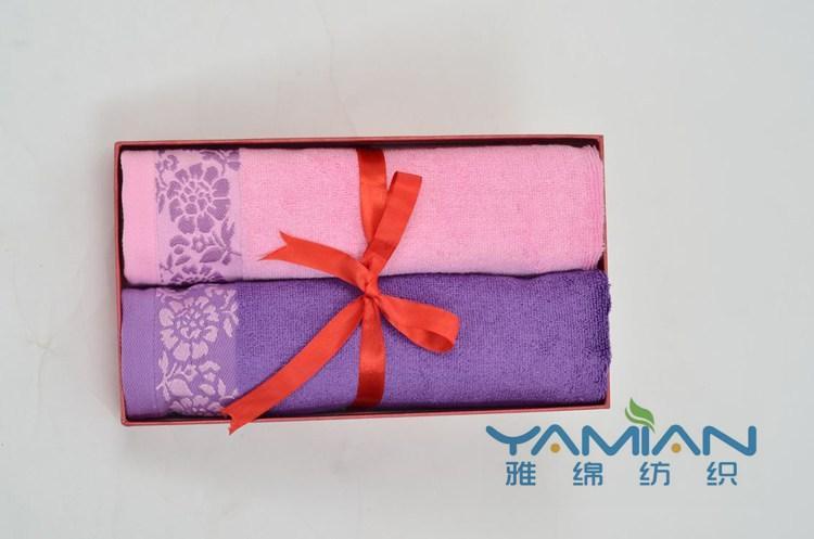 竹纤维毛巾礼盒套装 9logo