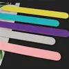Lima de Uñas Desechable de Viruta de Madera Colorida, Lima de Uñas de Doble Cara, Papel de Lija, Chapa de Madera, Tira Frotadora para Manicura, Tira de Pulido de Madera