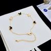 Pulsera Kana Mina Delicado Diamante Mariposa Elegante 2024 Nueva Moda Ins Estilo Coreano Estilo Fresco para Mujer