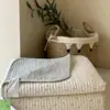 Nueva Serie de Artículos Individuales de Algodón Lavado Suave con la Piel Cepillado Color Sólido Sábana Bajera Individual Funda de Almohada Individual Juego de Tres Piezas Funda Protectora Colcha