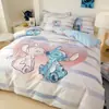 Set de Cuatro Piezas con Estampado de Dibujos Animados de Disney de Algodón Puro Nuevo 2026