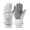 Guantes de Esquí de Invierno para Hombres y Mujeres, Forrados de Felpa, Engrosados, Cálidos, Cortavientos, Impermeables, Resistentes al Frío, Antideslizantes, Estilo Pareja