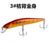 Isca Artificial para Arremesso de Longa Distância, Isca Minnow 10cm/8g, Bolas Sonoras Flutuantes, Isca Dura Realista, Isca de Imitação, Isca de Pesca de Plástico