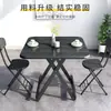 Mesa Plegable Mesa de Comedor Hogar Apartamento Pequeño Mesa de Comedor Simple Exterior Portátil Puesto Mesa de Estudio Multifunción