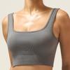 Chaleco Deportivo con Tirantes Anchos, Alta Elasticidad, Top de Yoga Transpirable, Chaleco de Fitness de Secado Rápido, Cuello en U, Hermoso Chaleco de Espalda para Mujer