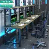 Hotel de esports mesa de juego mesa de esports habitación de invitados estación de trabajo para streamer de juegos escritorio de computadora de escritorio de cibercafé de alta gama