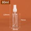 Botella de Spray Transparente al por Mayor 5-500ml Botella de Spray de Alcohol Botella Recargable de Viaje Botella Pequeña de Spray de Plástico PET