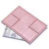 Porta-Cartões Ultra Fino de Couro Genuíno, Porta-Documentos, Porta-Cartões de Visita Compacto Trançado de Pele de Ovelha Feminino, High-End, Requintado, Porta-Cartões Portátil