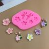 Lirio del valle margarita gloria de la mañana DIY pastel horneado molde de silicona grado alimenticio aromaterapia yeso vela pegamento gota accesorios