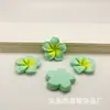 Parche de resina de flor de plumeria y bauhinia lindo y colorido material de pegamento en crema para accesorio de cabeza DIY, pasador, funda de teléfono móvil