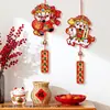 Decoraciones de Año Nuevo con el Personaje'' para el Año del Caballo 2026, Cadena de Farolillos para Aula de Jardín de Infancia de Año Nuevo Chino, Adornos Colgantes para Decoración de Ambiente