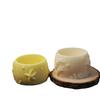 Vaso de Flor Rosa Marinha DIY Decoração de Planta Verde em Vaso Molde de Suculenta Copo de Aromaterapia Vela de Óleo Essencial Ferramenta Abrasiva de Silicone