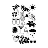 Nuevas pegatinas de tatuajes de purpurina creativas de bricolaje transfronterizas de Amazon para niños y adultos, Y2K Navidad Halloween