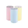 Consumibles para impresora térmica etiqueta adhesiva papel térmico papel de color etiqueta de papel sin tinta recibo venta al por mayor de fábrica